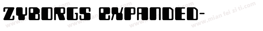 Zyborgs Expanded字体转换